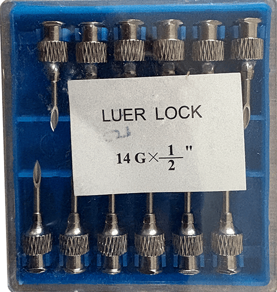 AGUJA REUSABLE 1x12UND 14Gx 1/2"   