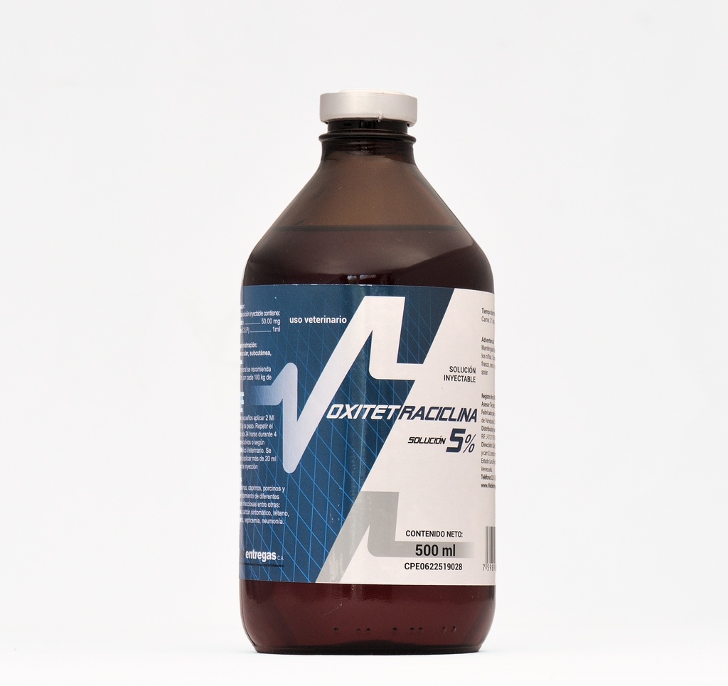 OXITETRACICLINA 5%  SOL x 500ml 