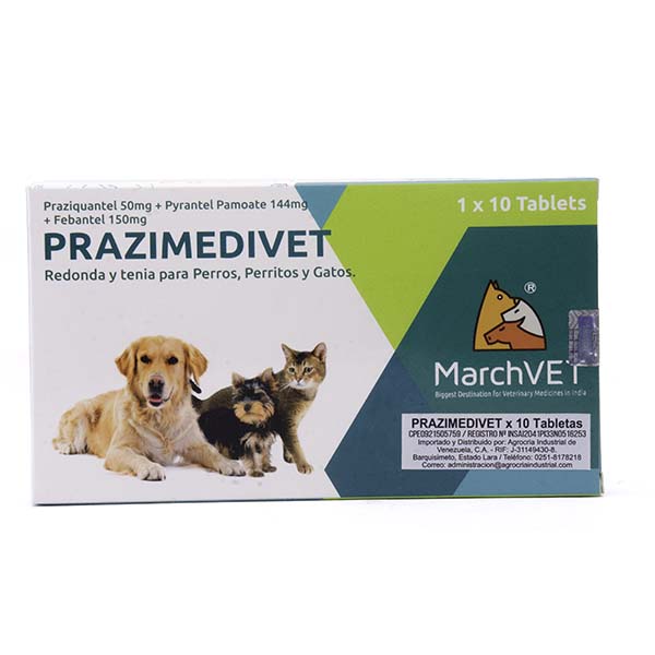 PRAZIMEDIVET 25 BLISTER * 2 TABLETAS
