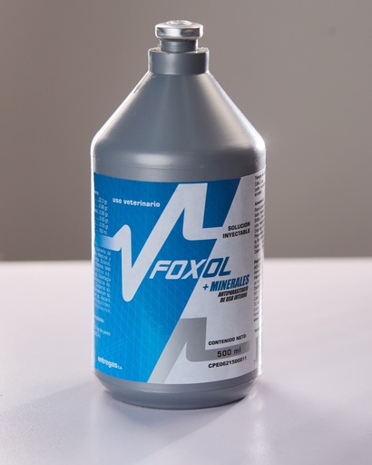 [COMB022] FOXOL (LEVAMISOL CON MINERALES ) X 500ml + 01 B-FOX x 100ml (COMBO)