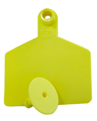 [KD502-C] ARETES GANADEROS AMARILLO GRANDES 